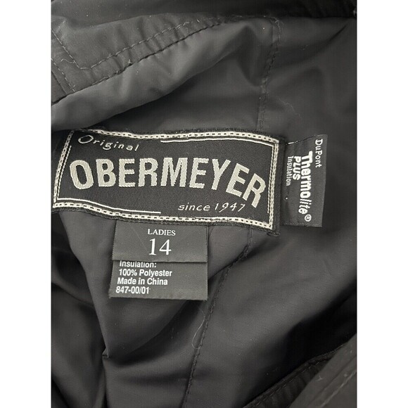 Obermeyer Women’s 14 Insulated Snow Ski Snowboard Pants Black Nylon Tiny Flaw - Picture 5 of 5